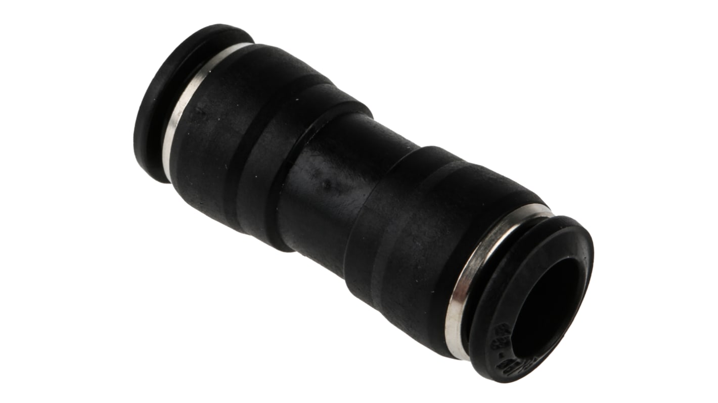 RS PRO 8-mm-Steckanschluss x 8-mm-Steckanschluss Steckfitting, Rohr-zu-Rohr, 20 bar