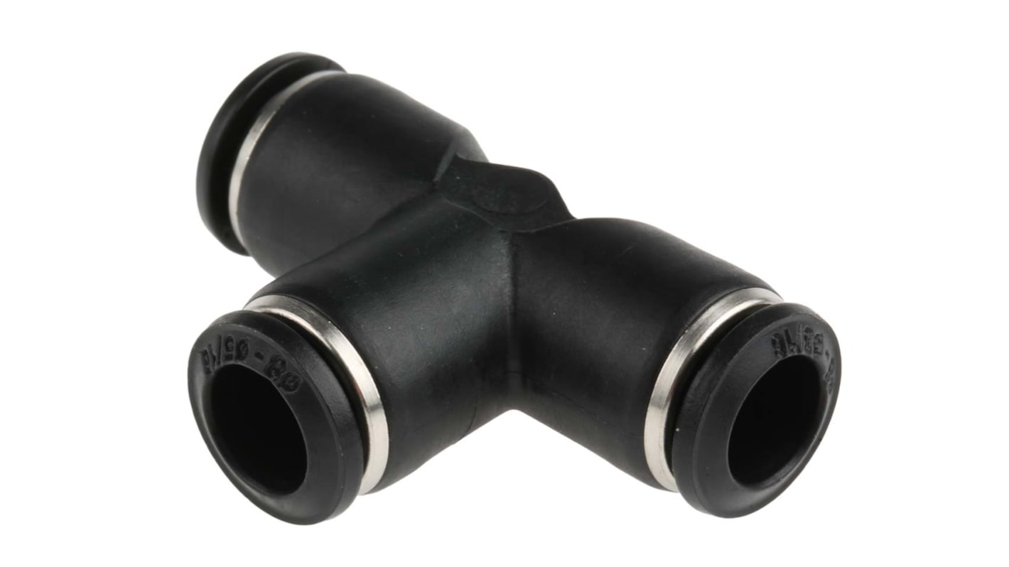 RS PRO Push-in Fitting Push In 8 mm, Push In 8 mm to Push In 8 mm, Tube-to-Tube Connection Style