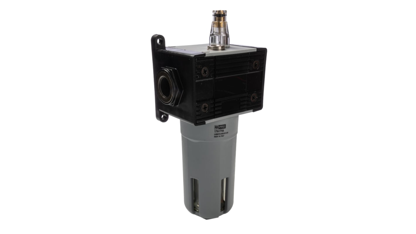 Lubrificatore pneumatico RS PRO, attacco G 3/8, portata max 5600Nl/min, pressione max 15 bar