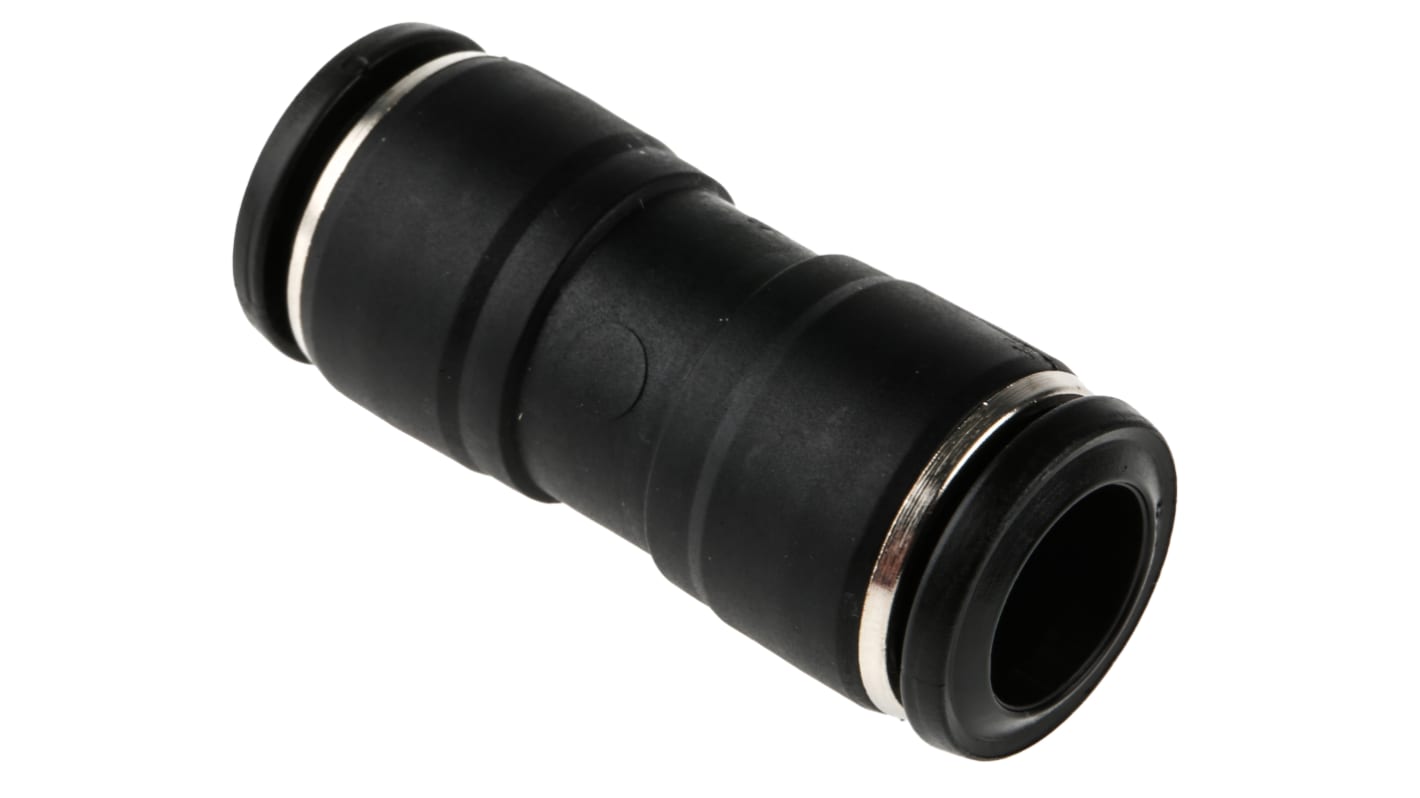 RS PRO Push-in Fitting, Push In 12 mm to Push In 12 mm, Tube-to-Tube Connection Style