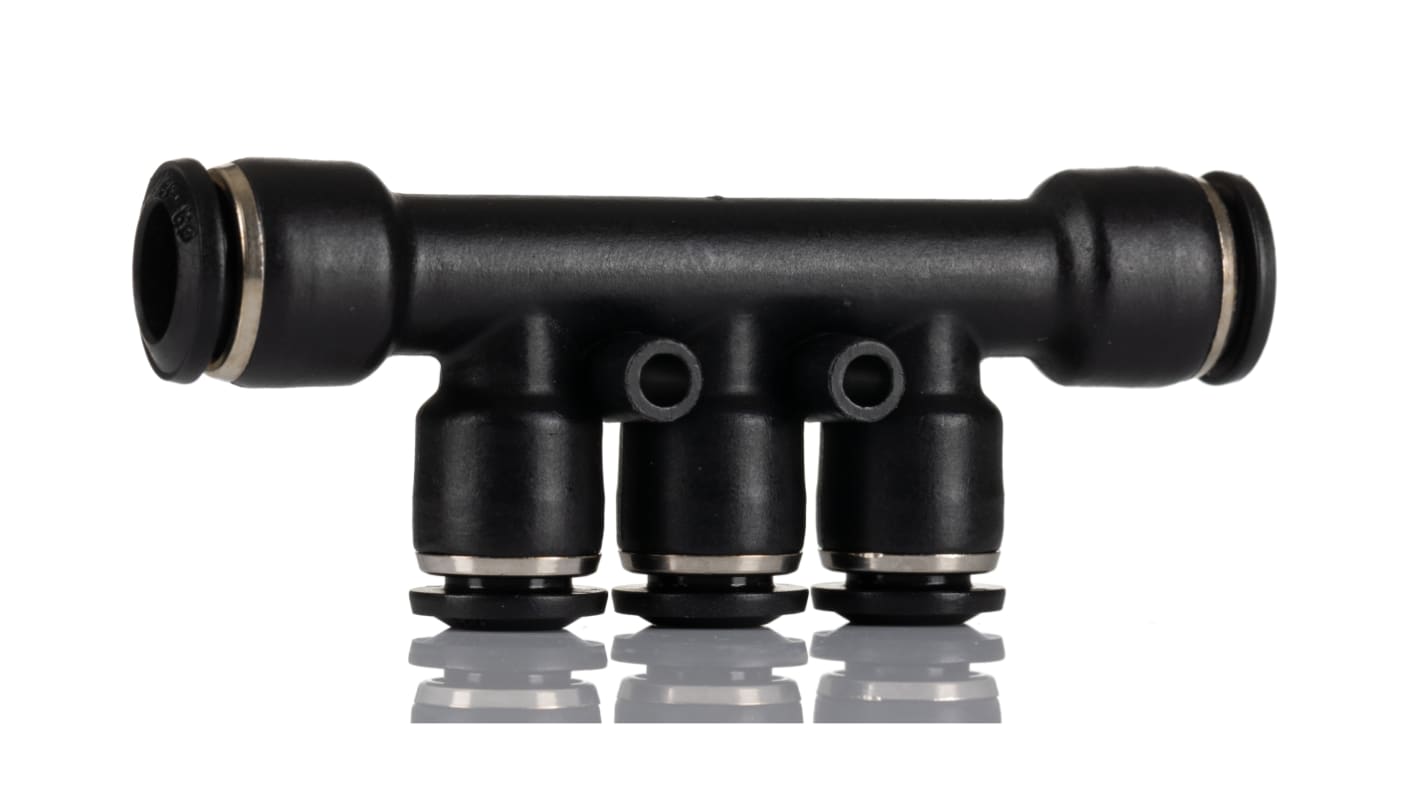 Nourrice RS PRO 3 sortie 6 mm Push-in 8 mm Push-in