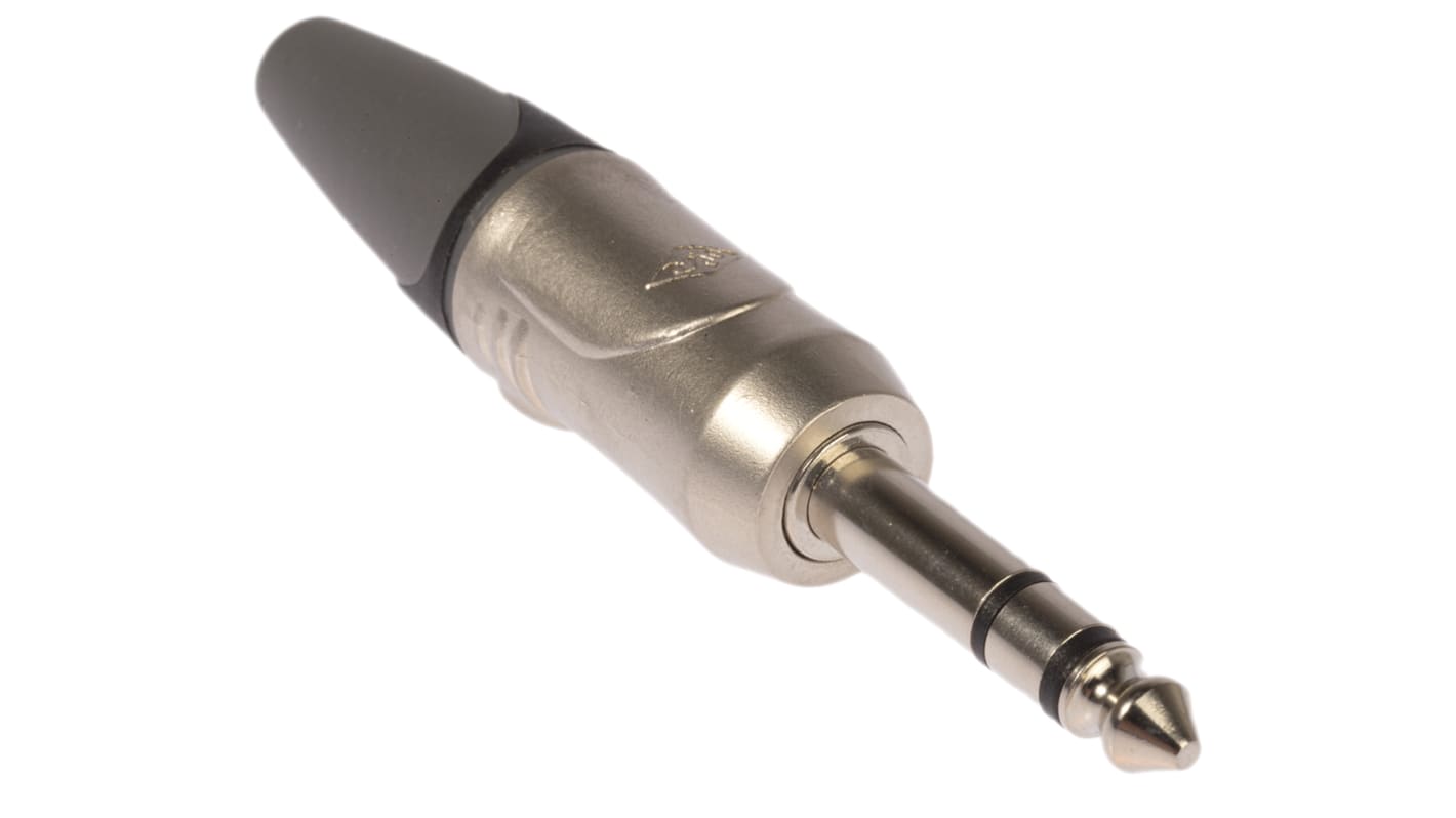 RS PRO Jack/TRS Connector 6.35 mm Stereo Plug 1A