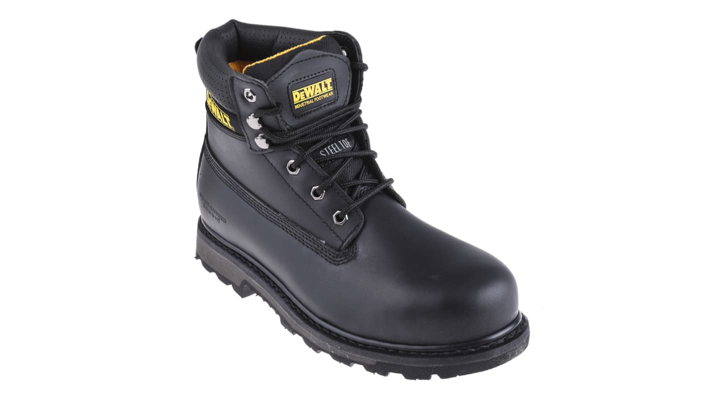 DeWALT Hancock Sicherheitsstiefel Schwarz, Größe 45 / UK 11