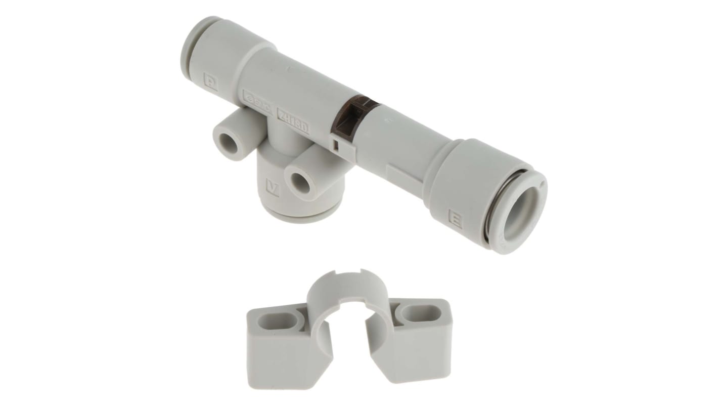 SMC Vacuum Generator, 1.3mm nozzle , -90kPa 40L/min, ZH series