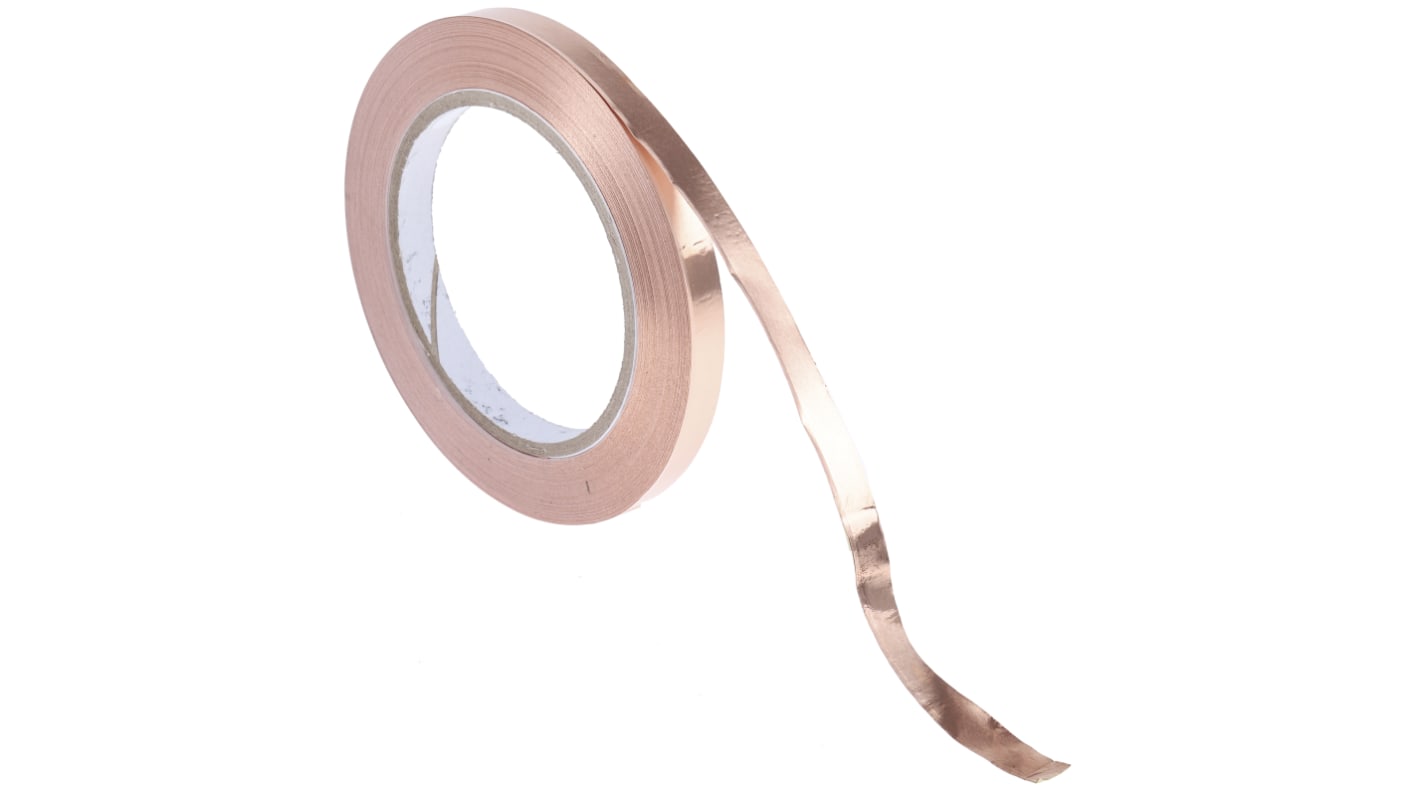 RS PRO Conductive Metallic Tape, 10mm x 33m