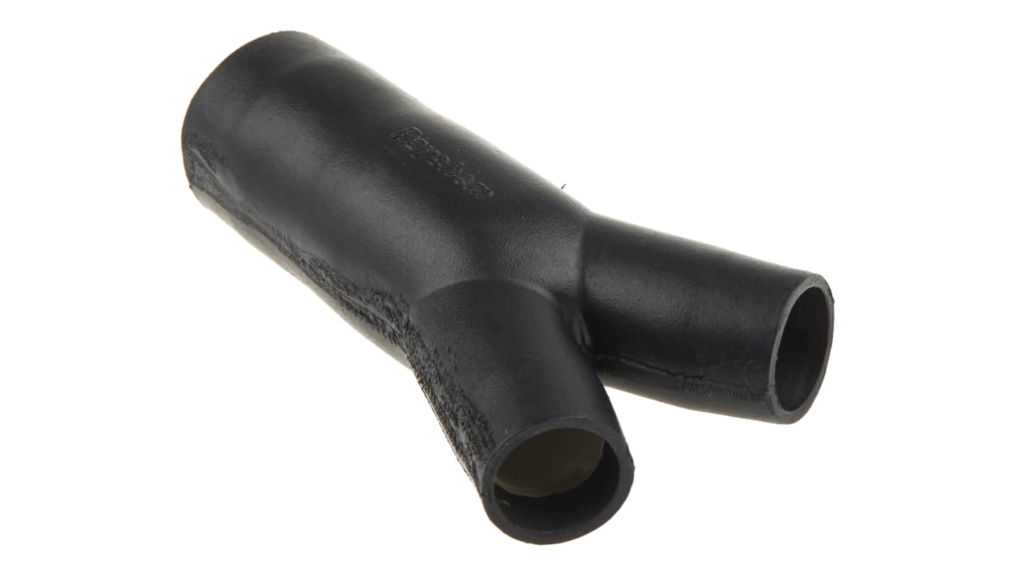 TE Connectivity Heat Shrink Boot Black, Elastomer Adhesive Lined, 15mm