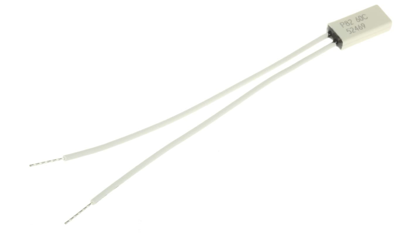 Limitor Thermosicherung +60°C 2,5 A 250V ac radial, 17.5mm x 4mm x 8mm