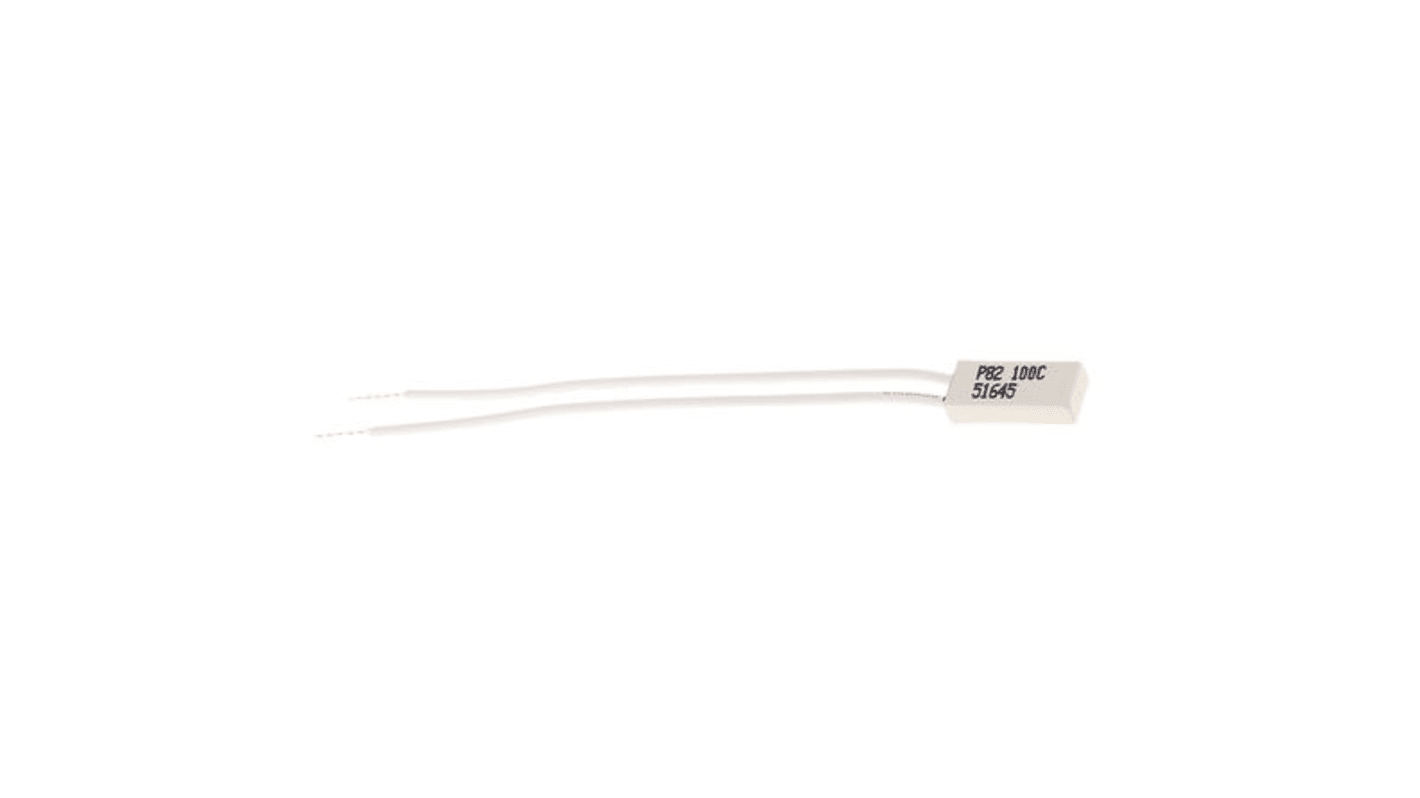 Limitor 温度保险丝, +100°C热熔断, 2.5 A最大, 250V 交流, 径向引线