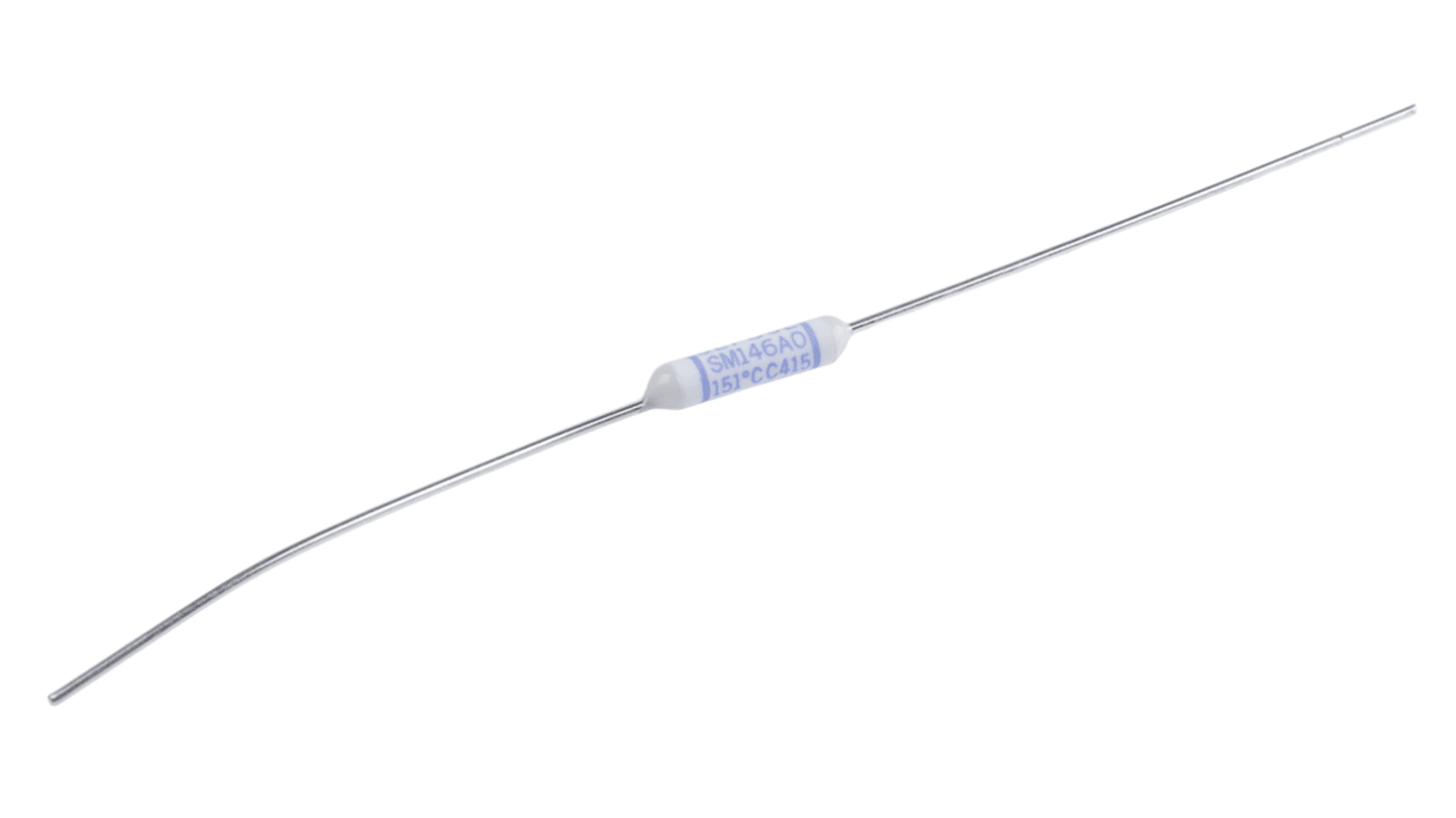Fusibile termico Limitor, 2 A max, +151°C, cavo Assiale 250V ca