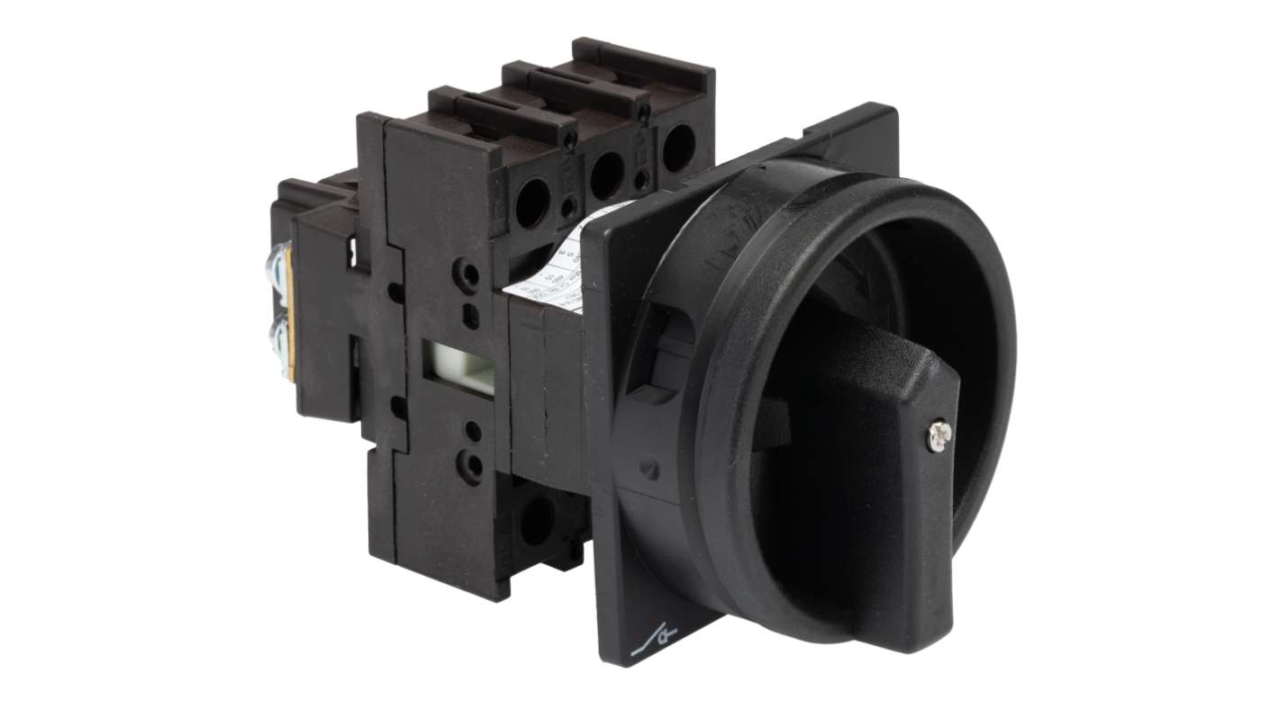 Eaton 3P Pole Flush Mount Isolator Switch - 25A Maximum Current, 13kW Power Rating, IP65