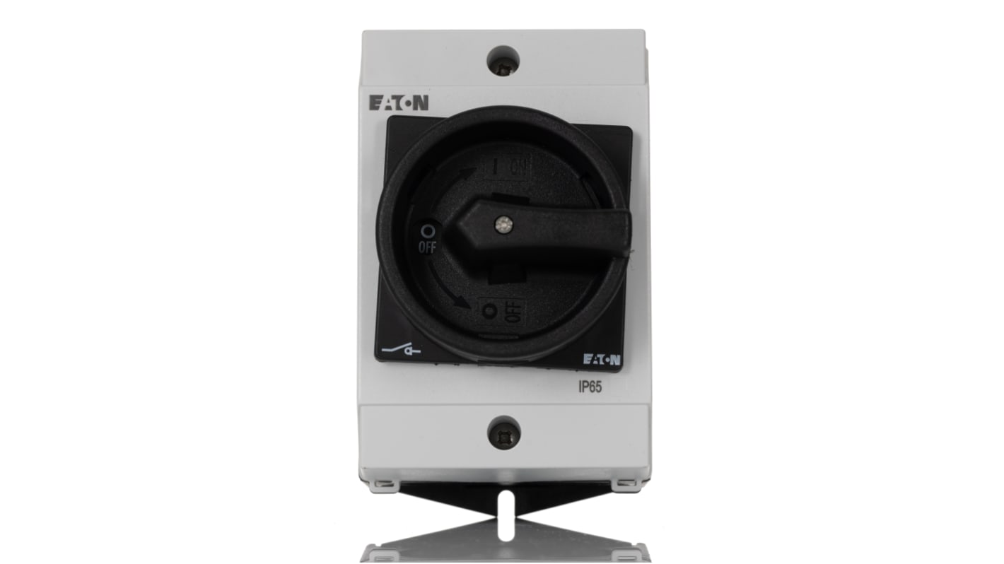 Eaton 3P+N Pole Surface Mount Isolator Switch - 20A Maximum Current, 5.5kW Power Rating, IP65