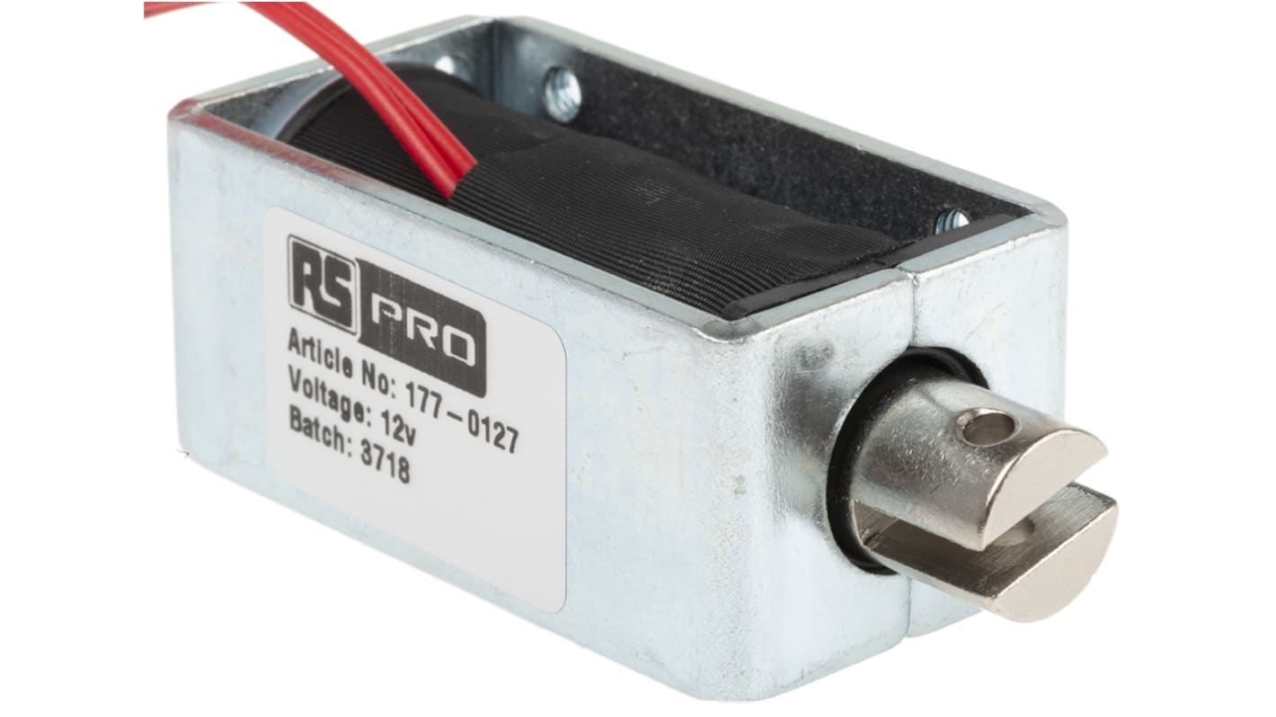 RS PRO Linearmagnet Ziehen 12 V dc, 58 x 25,4 x 31,8 mm