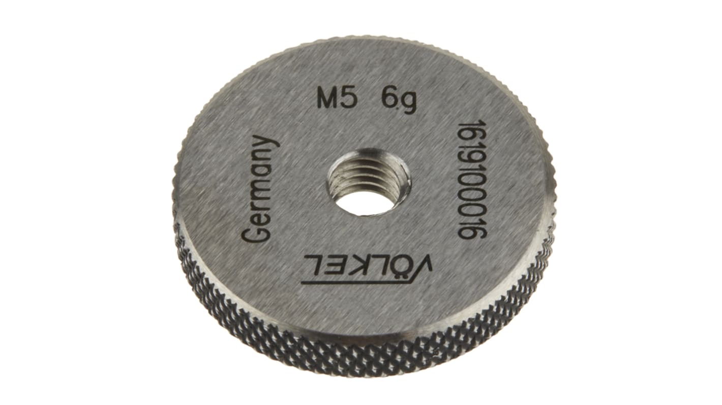 Calibro ad anello Misuratore di filettatura ad anello Volkel, M5 x 0.8