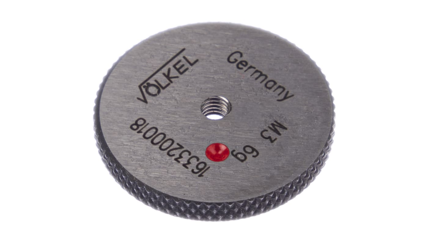 Calibre de anillo Calibre de rosca de anillo Volkel para rosca M3 x 0.5