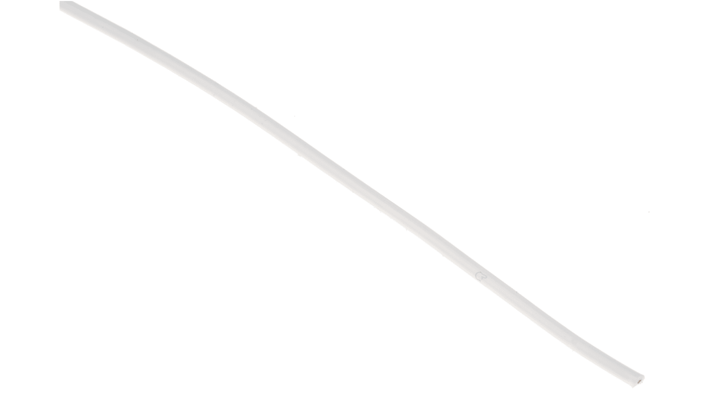 Alpha Wire 白色电线, 0.14 mm², 30m长, 26 AWG, 600 V, 最高+200°C, PTFE绝缘, Hook-up Wire TEFLON系列