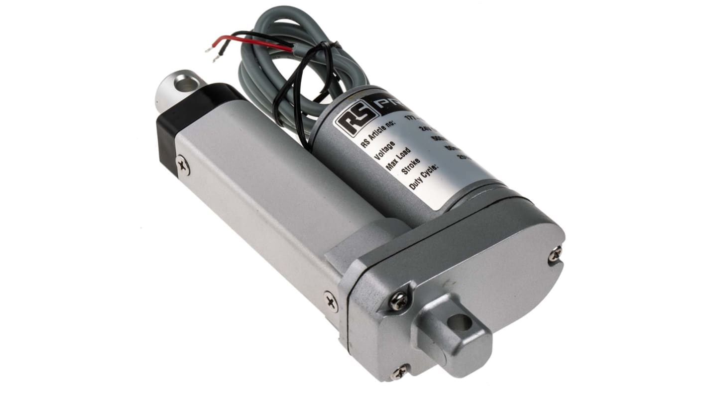 RS PRO Micro Linear Actuator, 50mm, 24V dc, 500N, 14.6mm/s