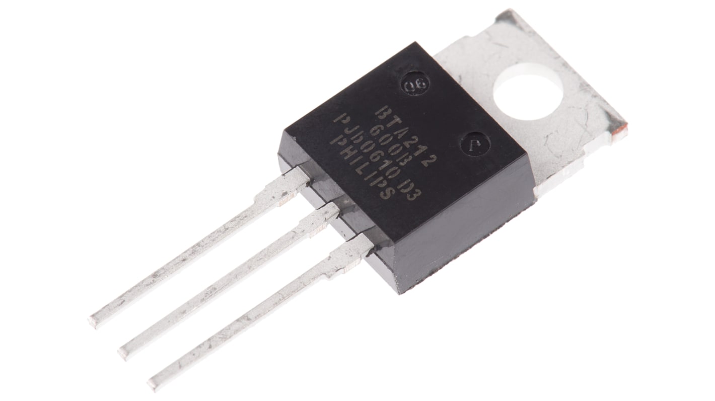 TRIAC, BTA212-600B,127, TO-220AB, 3-Pines