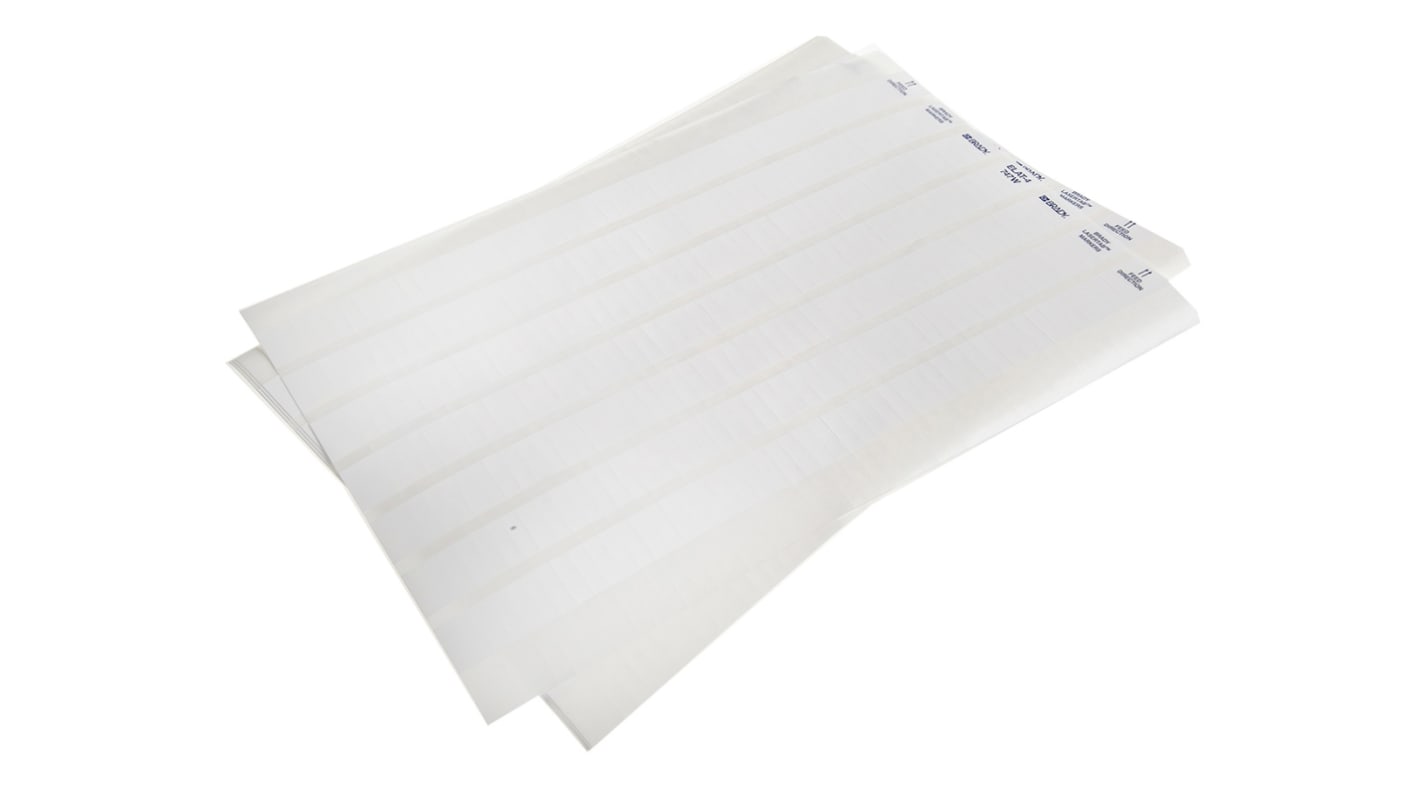 Brady White Label Sheet, Pack of 3150