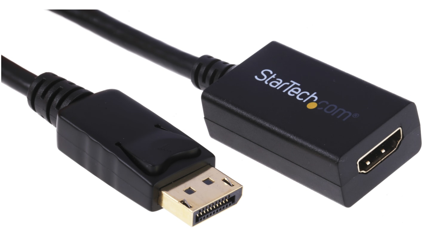 StarTech.com Adapter 1920 x 1200, Ausgänge:1, In:DisplayPort, Out:HDMI, 210mm Kabel