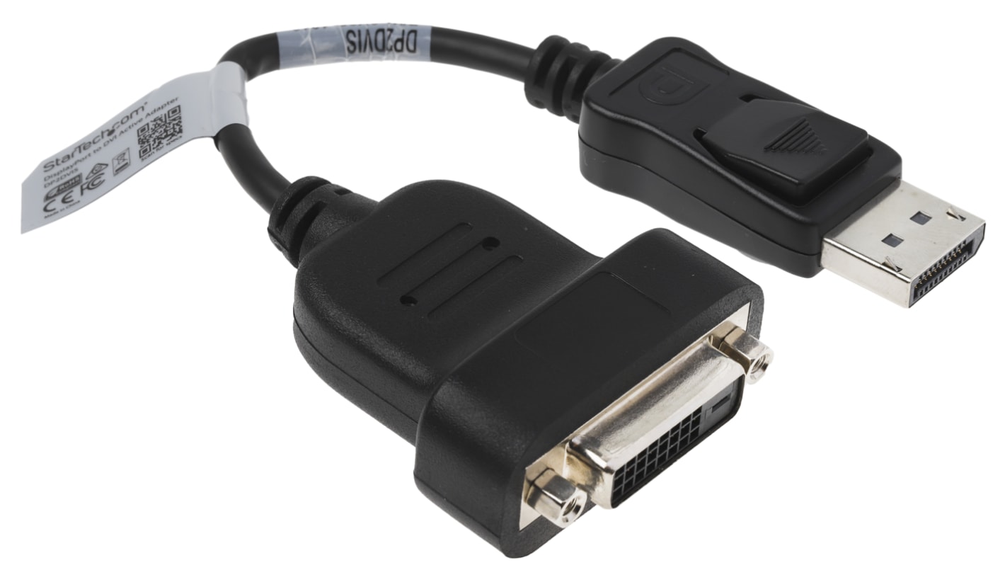 StarTech.com DisplayPort to DVI Adapter, 146mm Length - 1920 x 1200 Maximum Resolution