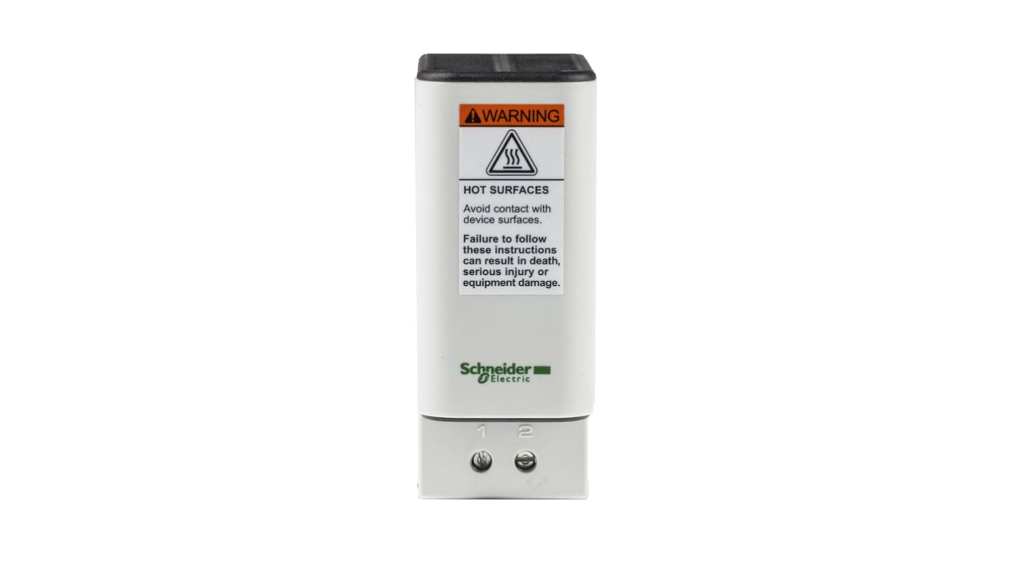 Resistencia calefactora Schneider Electric ClimaSys CR, alim. 110 → 250V ac, dim. 75mm, x 38mm, x 98mm