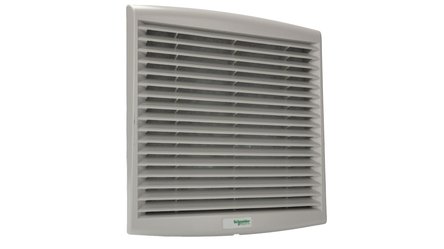 Schneider Electric ClimaSys CV Series Filter Fan, 145 → 253 V ac, AC Operation, 300 m³/h @ 50 Hz, 350 m³/h @ 60