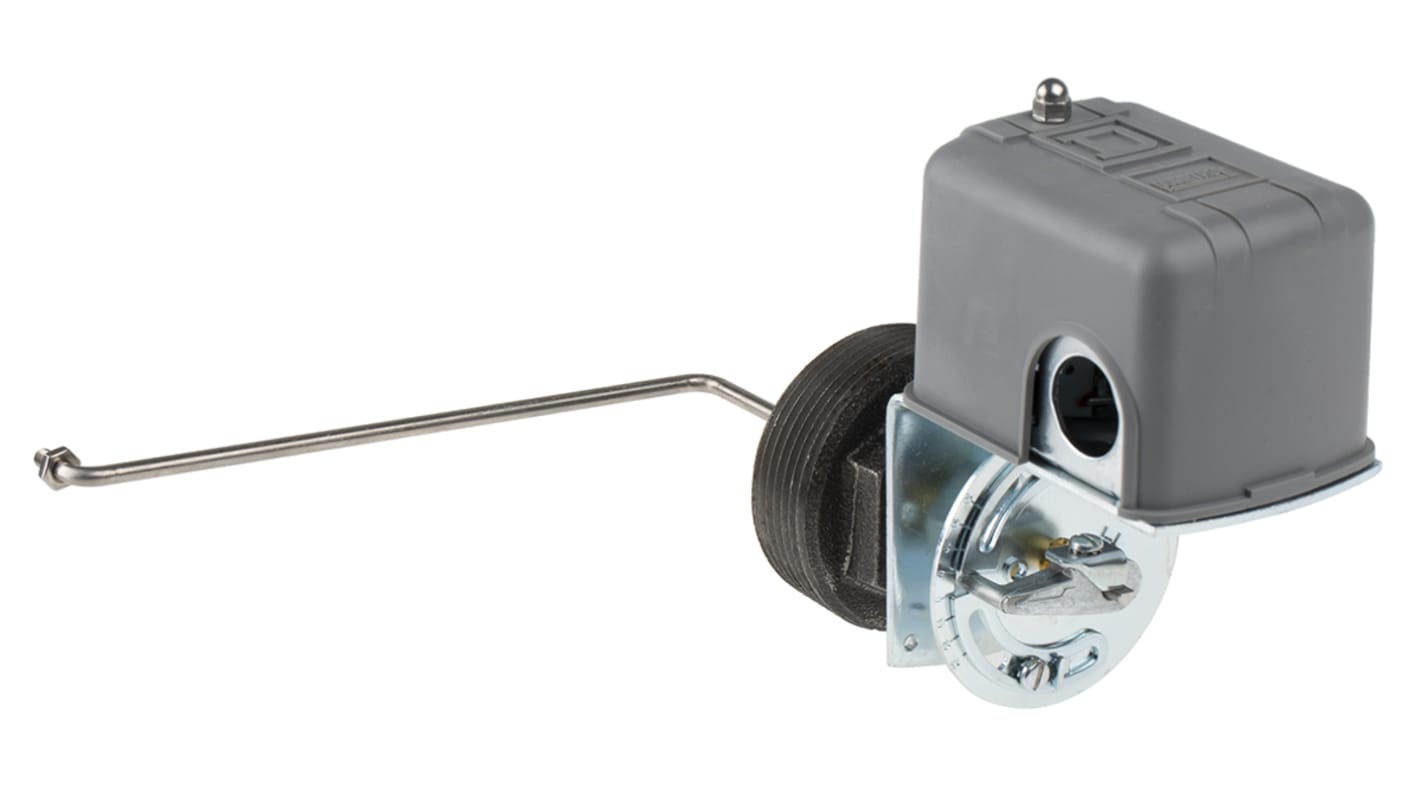 Telemecanique Sensors PP浮球开关, 拧入式安装, 2 NC DPST, 最大直流230V, 最高+220°F, 9037系列
