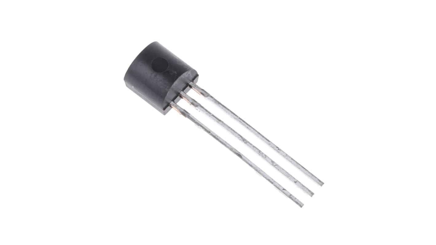 N-Channel MOSFET, 200 mA, 60 V, 3-Pin TO-92 Microchip 2N7000-G