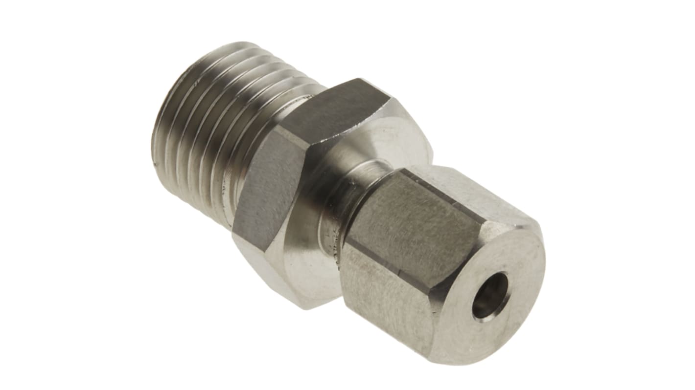 RS PRO M16 Compression Fitting for Use with Thermocouple or PRT Probe, 4.5mm Probe