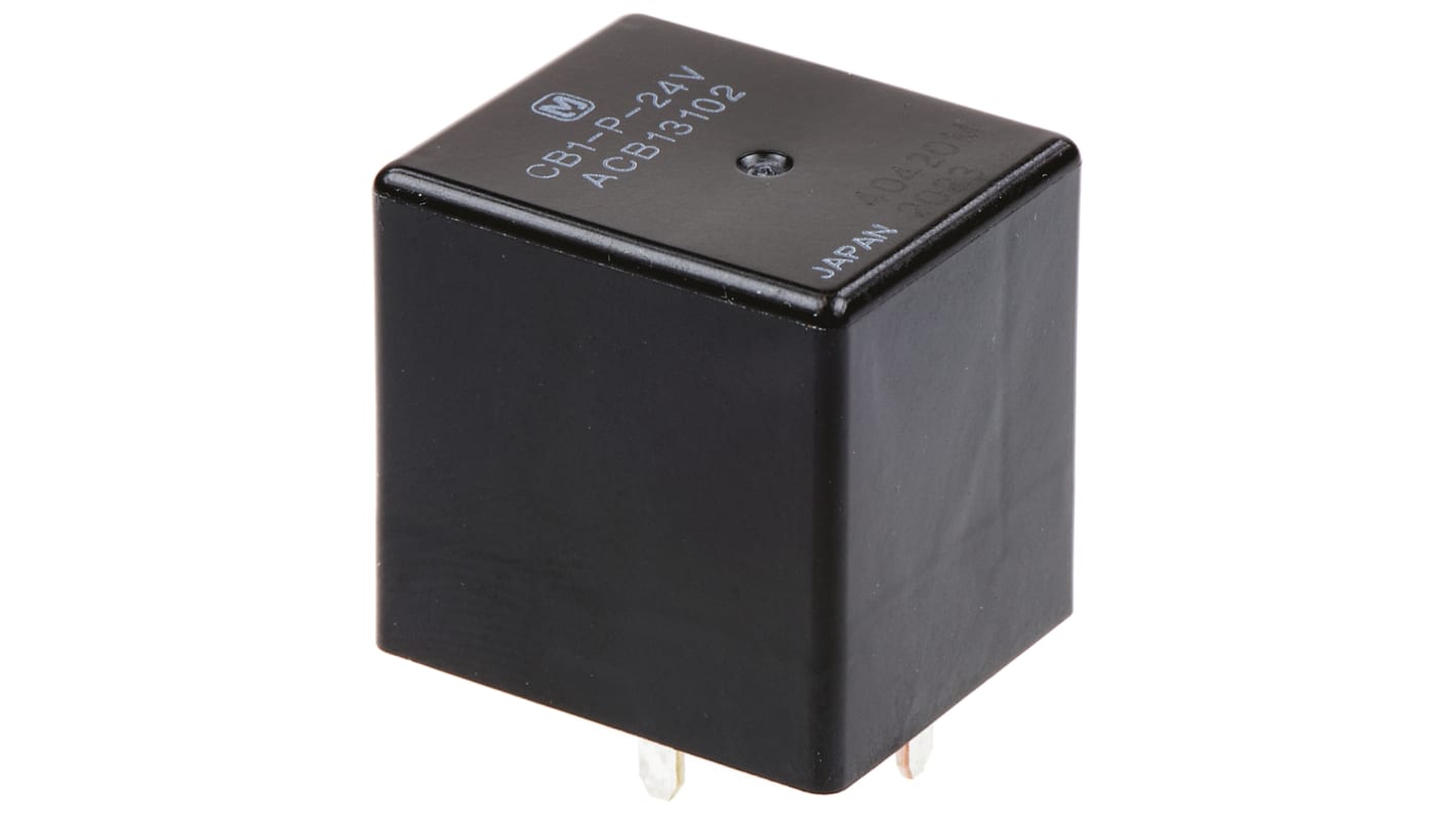 Panasonic PCB Mount Automotive Relay, 24V dc Coil, 20A Switching Current, SPDT