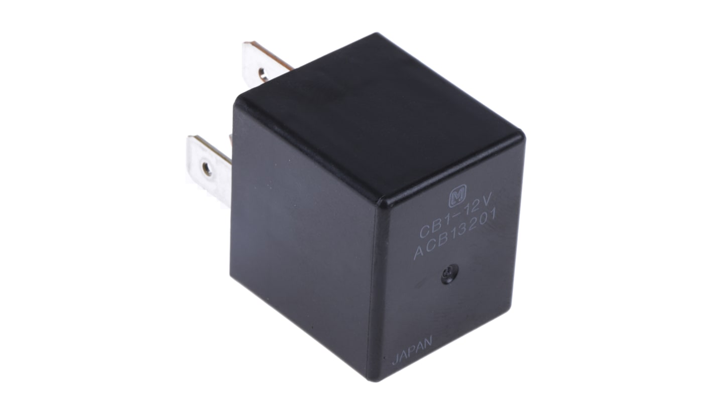 Panasonic Plug In Automotive Relay, 12V dc Coil, 40A Switching Current, SPDT