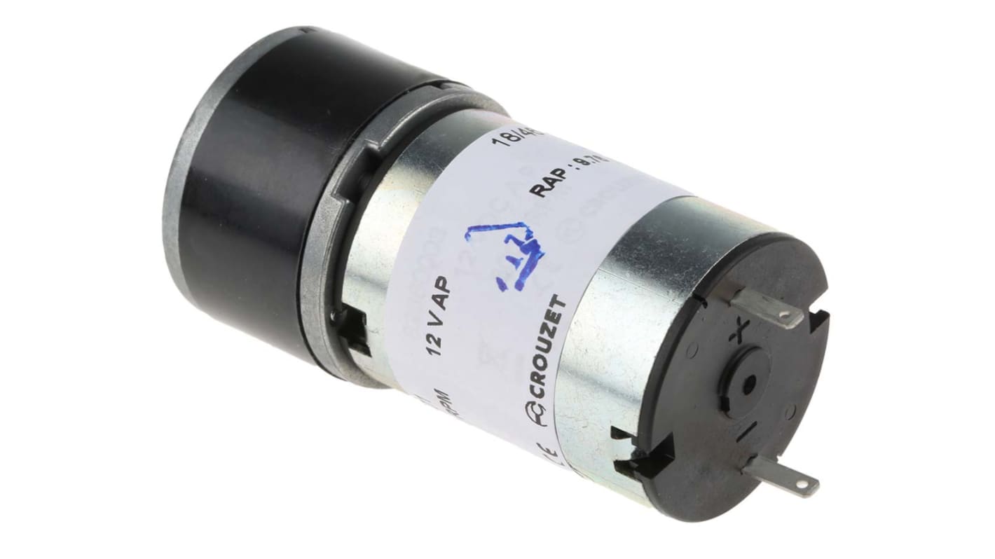 DC gearmotor, Børstegear, Hastighed: 440 o/min., 3 W, 12 V dc