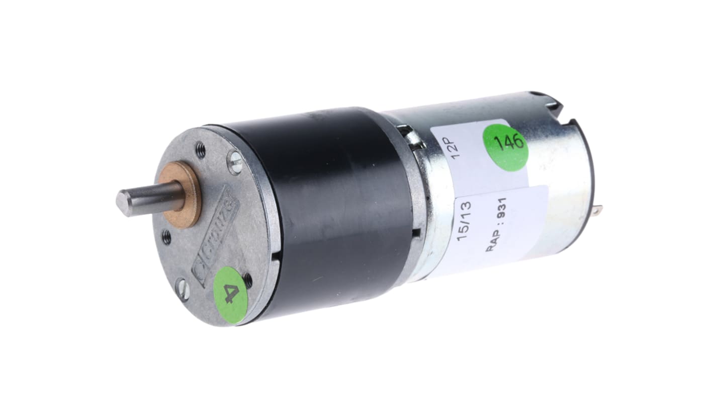 Crouzet Brushed Geared DC Geared Motor, 3 W, 24 V dc, 50 Ncm, 4.6 rpm, 5mm Shaft Diameter