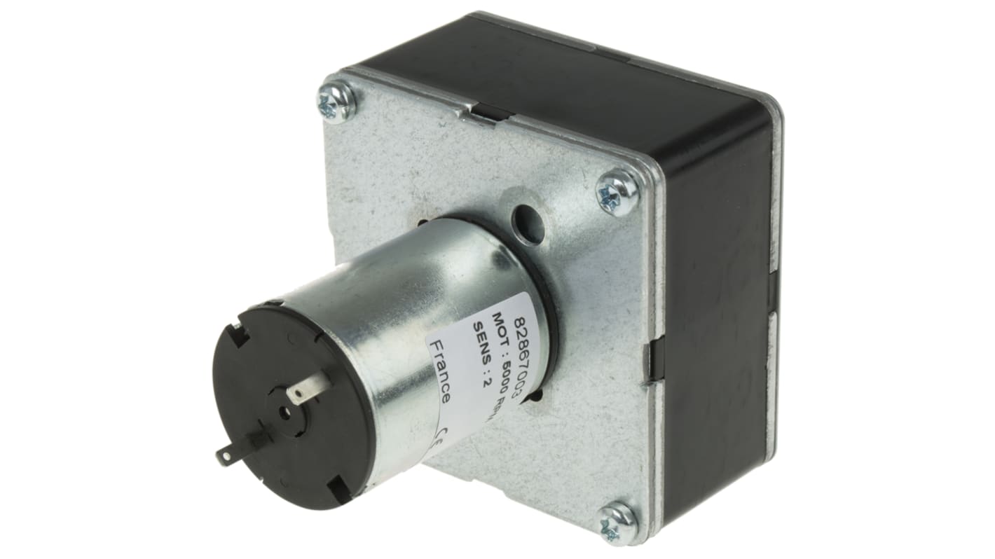 Crouzet Brushed Geared DC Geared Motor, 3 W, 12 V dc, 5 Nm, 103 rpm, 8mm Shaft Diameter