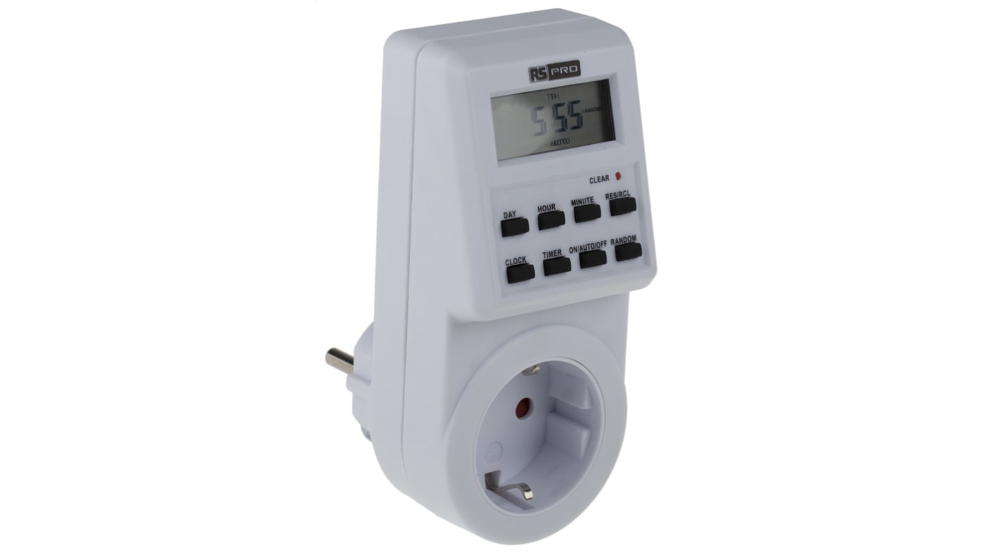 RS PRO Digital Plug In Timer