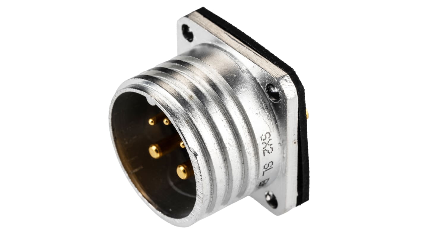 Connettore circolare Amphenol Socapex, femmina, serie SL61, Standard, 5 poli, Montaggio a pannello