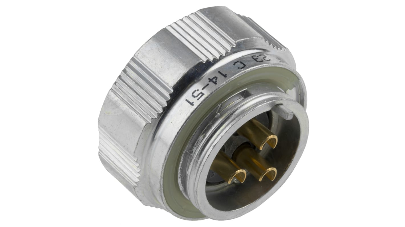 Amphenol Socapex Circular Connector, 3 Contacts, Cable Mount, Socket, Female, SL61 Series