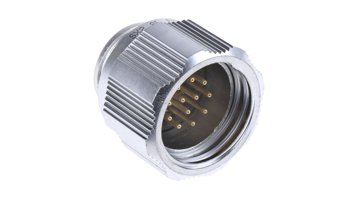 Connettore circolare Amphenol Socapex, maschio, serie SL61, Standard, 12 poli, Montaggio su cavo