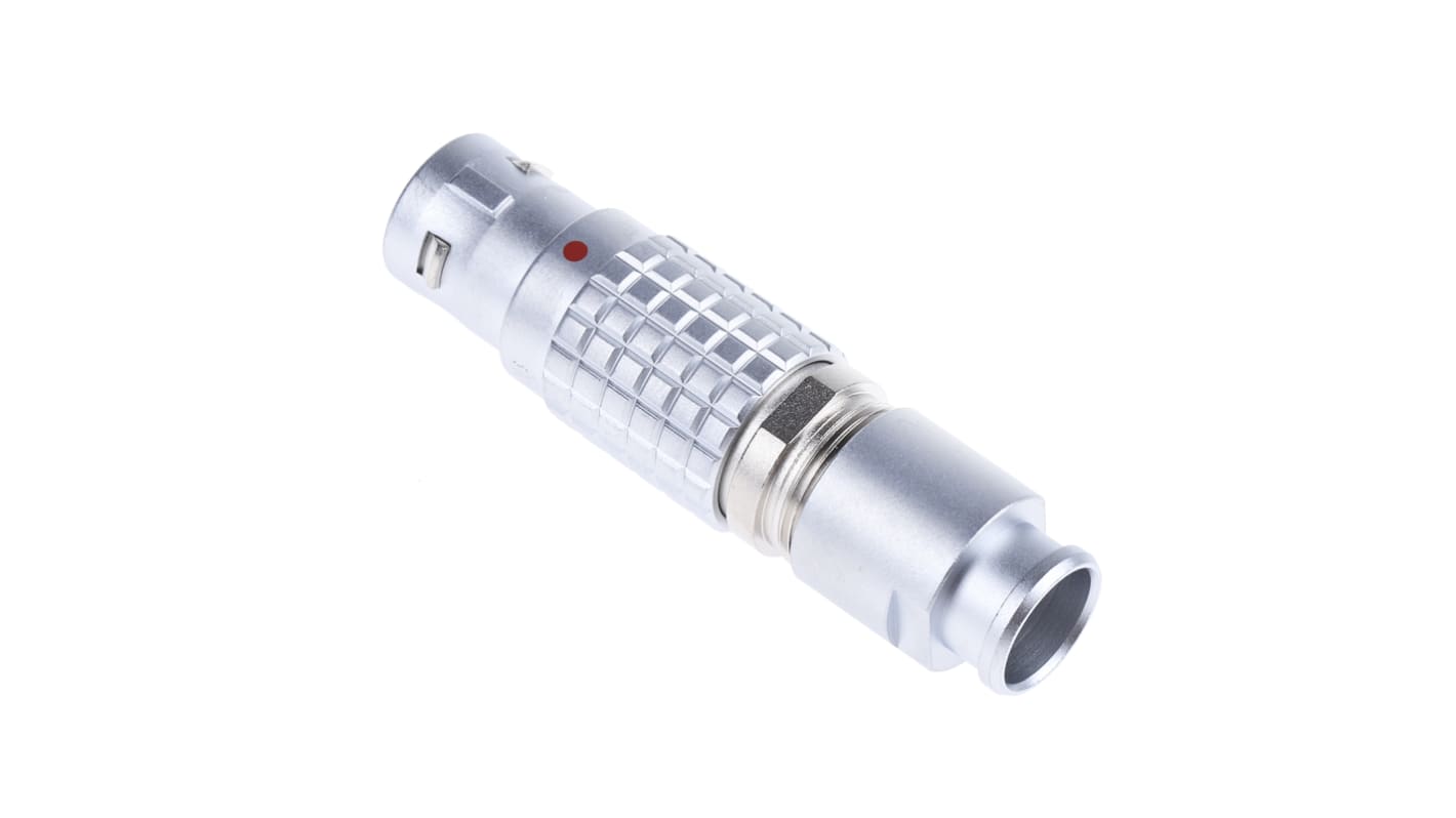 Lemo Circular Connector, 3 Contacts, Cable Mount, Plug, Male, IP50, 2B Series