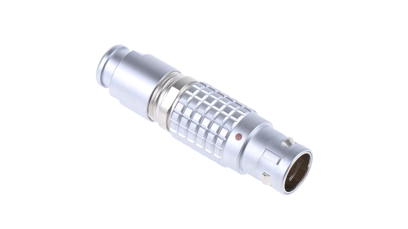 Lemo Circular Connector, 16 Contacts, Cable Mount, Plug, Male, IP50, 2B Series