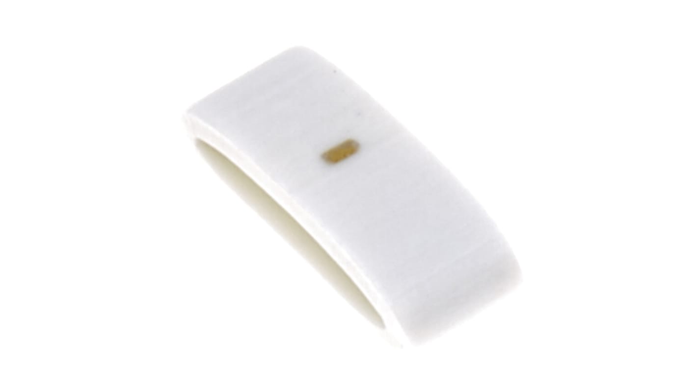 HellermannTyton HODS85 Slide On Cable Markers, Black on White, Pre-printed "-", 1.8 → 6.3mm Cable, 531-08010