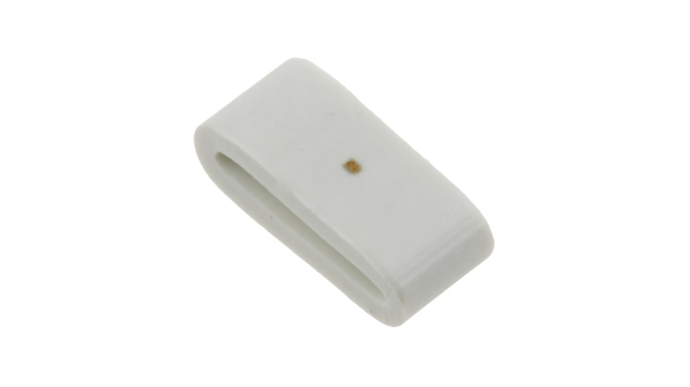 HellermannTyton HODS85 Slide On Cable Markers, Black on White, Pre-printed ".", 1.8 → 6.3mm Cable, 531-08054