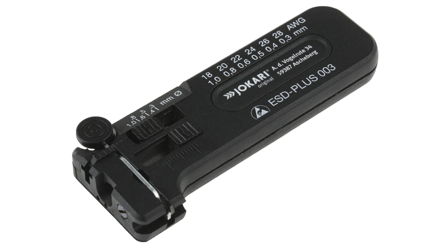 Jokari ESD-PLUS Series Wire Stripper, 0.30mm Min, 1mm Max