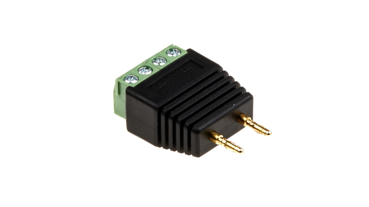 RS PRO, Male Banana Socket With Brass contacts and Gold Plated