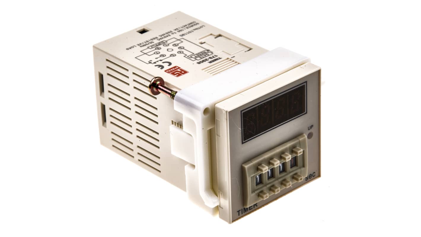 RS PRO Plug In Timer Relay, 100 → 240V ac, 8-Contact, 999.9s, 1-Function, SPDT