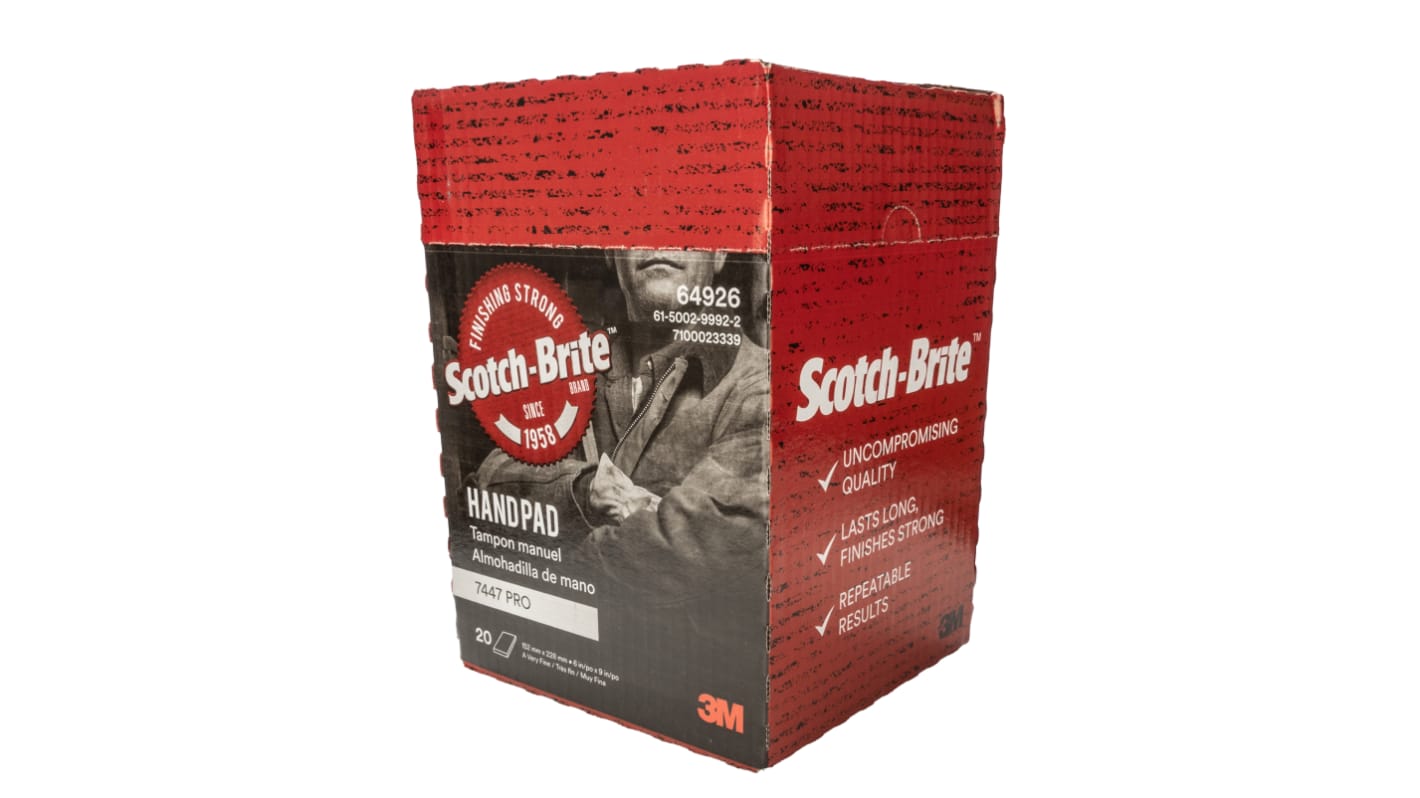 3M Scotch-Brite Very Fine Abrasive Sheets, 228mm x 152mm