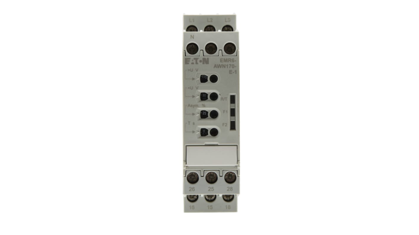 Eaton モニタリングリレー, DINレール, 90 → 170V ac, 184768 EMR6-AWN170-E-1
