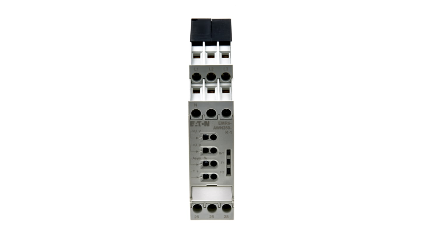 Eaton モニタリングリレー, DINレール, 180 → 280V ac, 184769 EMR6-AWN280-K-1