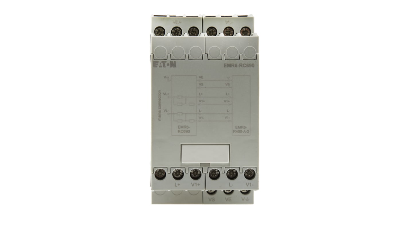 Eaton モニタリングリレー, DINレール, 0 → 690V ac, 184775 EMR6-RC690