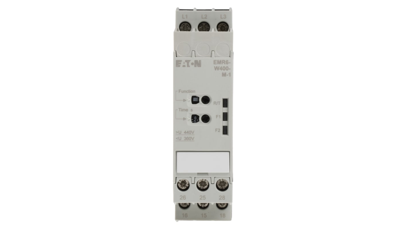 Eaton モニタリングリレー, DINレール, 250 → 400V ac, 184778 EMR6-W400-M-1